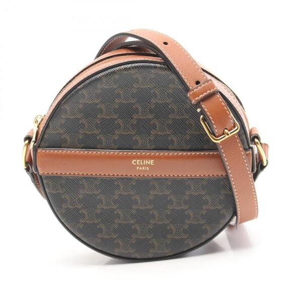CELINE Black Leather 2C Shoulder Bag - Picture 1 of 9